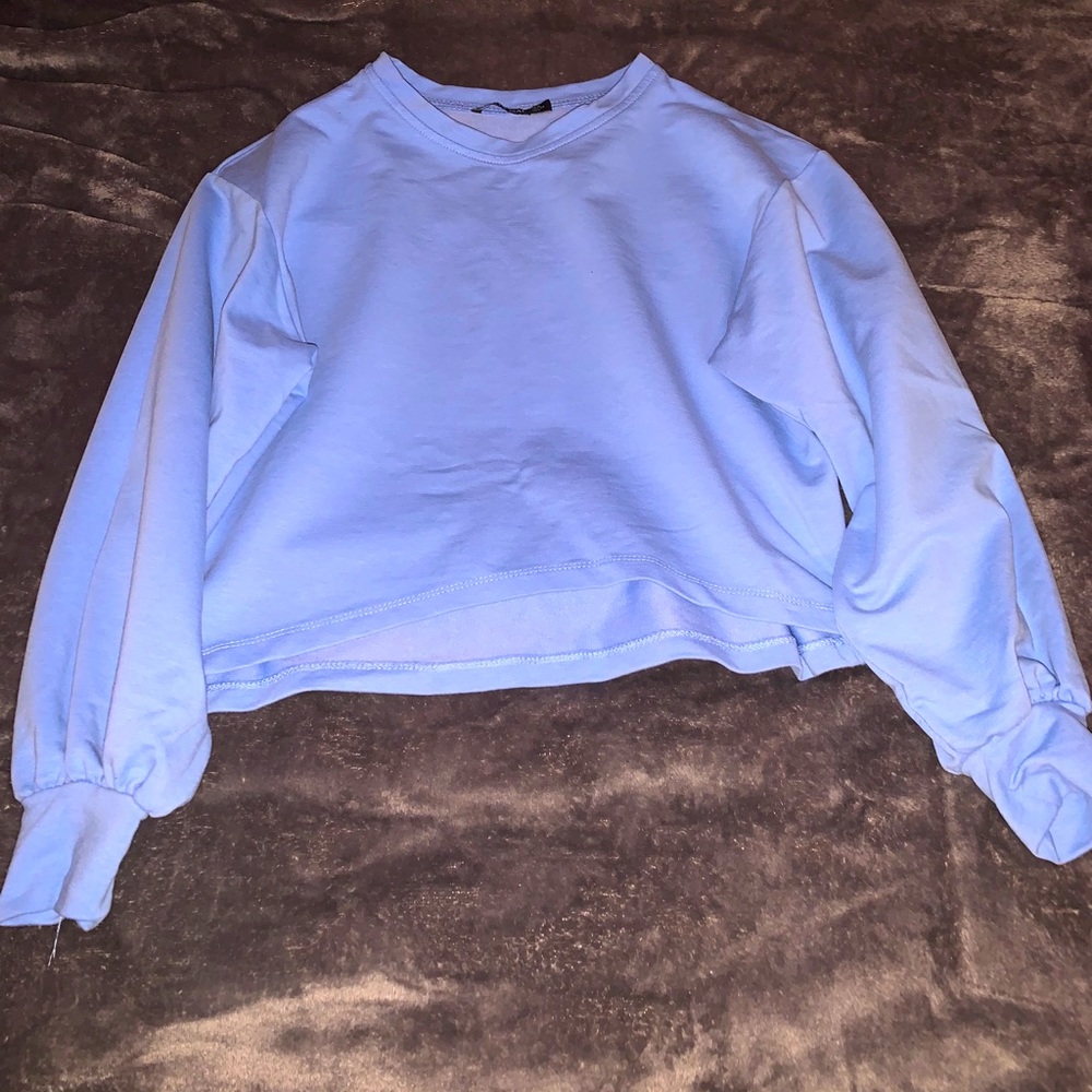 Nasty Gal cropped sweatshirt